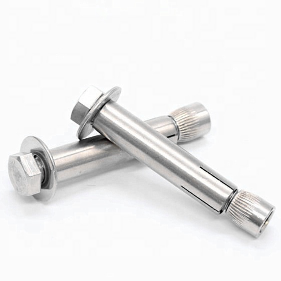 STAINLESS STEEL Carbon Steel Yellow Zinc Plated Hex Bolt Concrete Sleeve Anchor Bolt and Nut