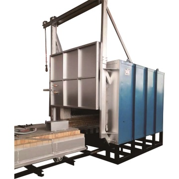 Trolley type investment casting roasting furnace