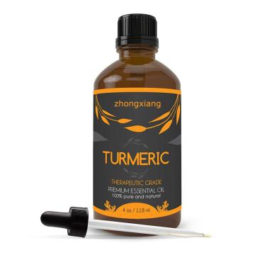 100% organic Turmeric Essential Oil or Curcuma oil