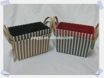 2015 New Design Strip storage basket for sundries ,Baskets with PVC handle