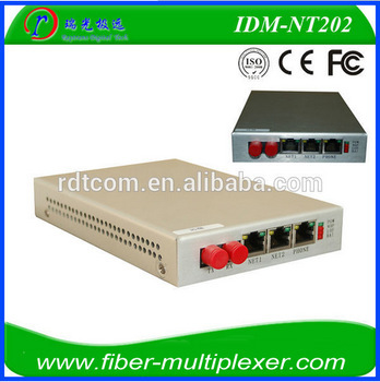 2 FXO/FXS optical transmitter and receiver
