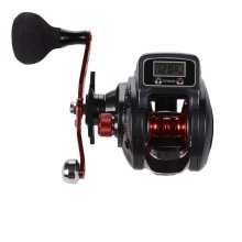 Digital Cross Droplets Wheel Fishing Reel with Brake for Lure Fishing