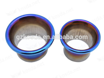 76mm/89mm Alloy Blue Air Inlet Intake Ram Pipe Funnel Ducting Duct