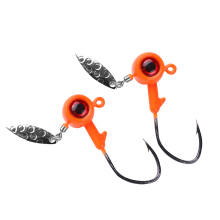 Superiorfishing Lead Head Hooks - Sleek Jigheads with 3D Lure Eyes (1.75g-10g)