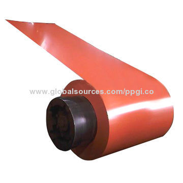 Prepainted Galvanized Coils for Roofing Materials, Various Colors are Available