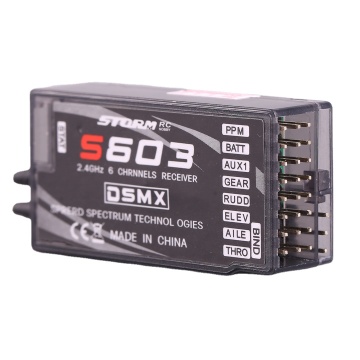 Compatibility Guide: S603 6CH 2.4G Receiver for DX6i, JR DX7, and PPM Quadcopters & Helicopters