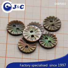 J&C Brown MOP shell buttons,pearl shell buttons for fashion shirt.BR002, BR007