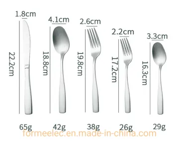 Kitchen Utensils Cutlery Steak Knife Fork Spoon Tableware Set Dinner Knife Dinner Fork Silverware
