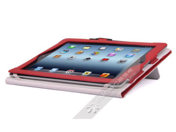 Miracase Red / Olive Green Smart Polyurethane Ipad Case With Pen Slot For Ipad 2