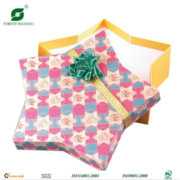 STAR SHAPE CARDBOARD GIFT BOX