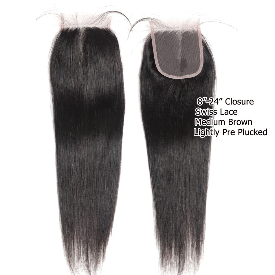 Cheap 4x4  Lace Closure Brazilian Hair, Best Price Wholesale Virgin Brazilian Straight Human Hair Weave  Frotnal Closures