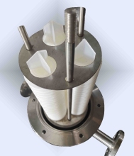 Carbon steel multi-cartridges filter housing