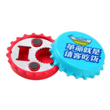 Customized shape fridge magnetic bottle opener for beers