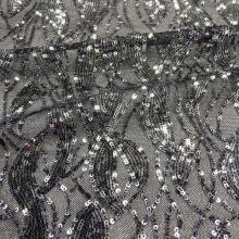 Luminous Moire Sequins Design on Dazzling Fabrics