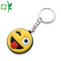 Phim hoạt hình thời trang Biểu tượng cảm xúc Smile Silicone Key Chains