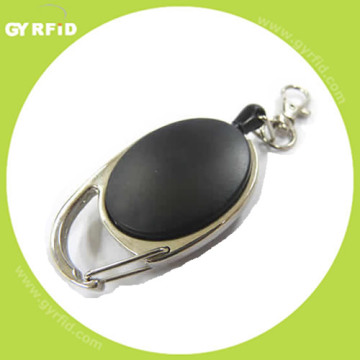 ID Card Reel, Card Badge Oval Shape Without Clip