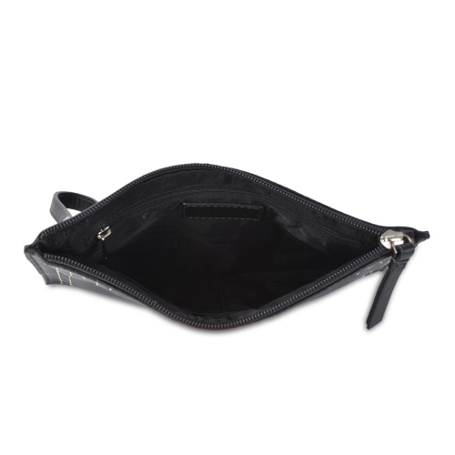 Ladies Leather Evening Clutch Bag With Rivets