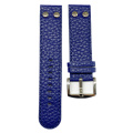 Lychee Texture Men's Leather Watch Strap With Rivets