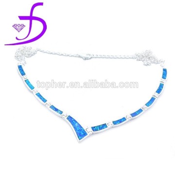 silver 925 necklace wholesale 2015 opal necklace wedding silver 925 necklace