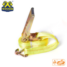 High Quality Polyester Ratchet Tie Down Strap With Hook