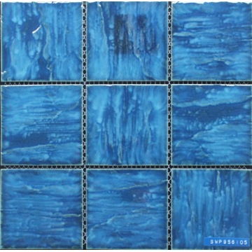 95x95mm Chip Kích thước Bể bơi Porcelain Mosaic