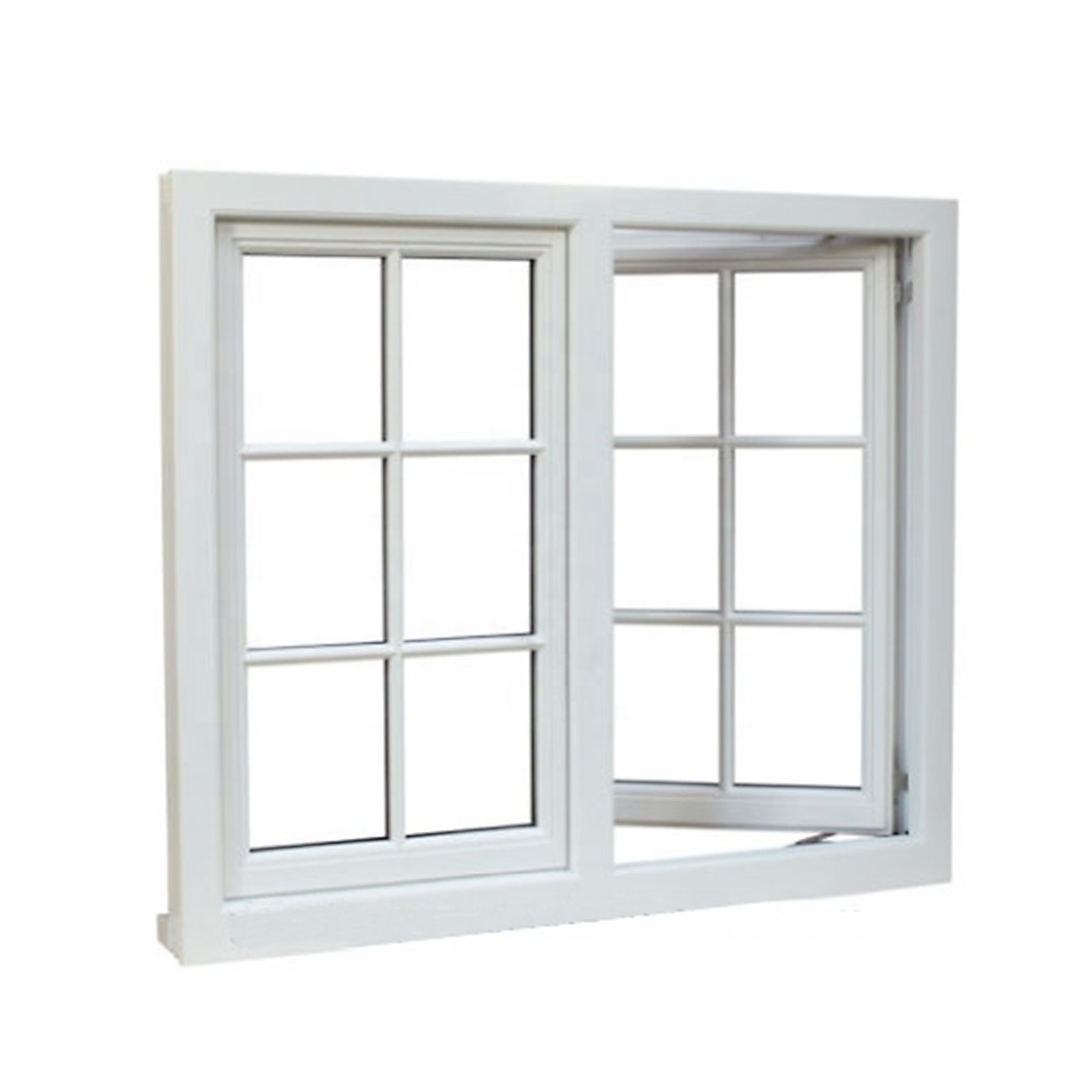 Horizontal Opening Australian Standards Casement Design PVC Windows