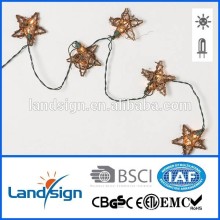 solar rattan star lights