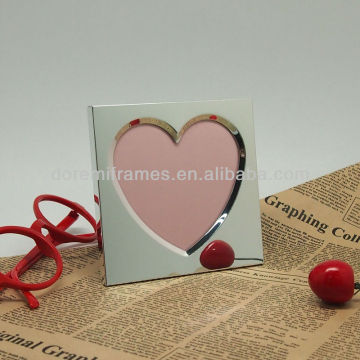 mini photo frame,aluminum heart photo frame