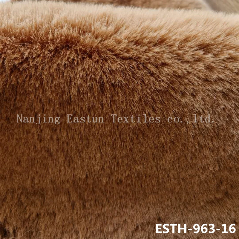 Solid Col Faux Rabbit Fur Esth-113A