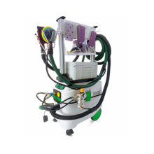 Pneumatic Dual Station Polishing Machine for Dry Dust-Free Sanding and Automotive Grinding