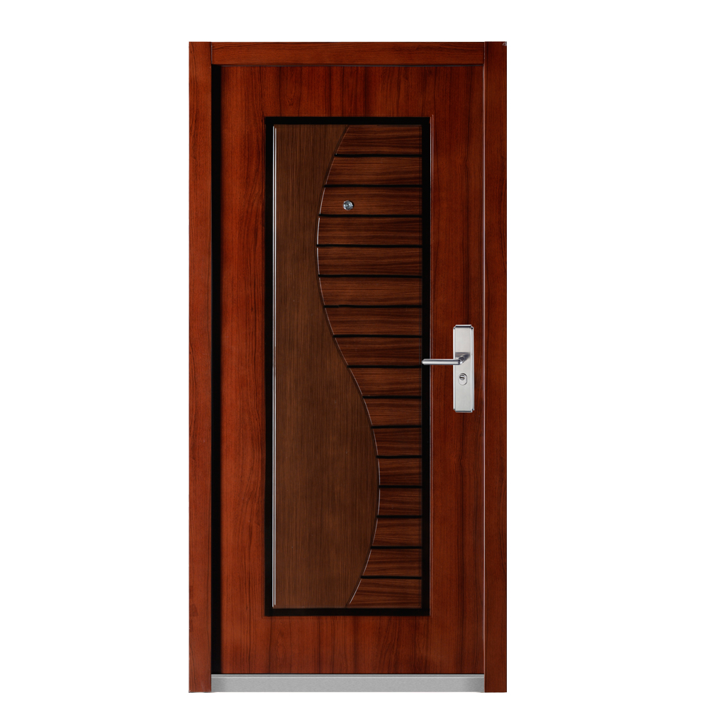 Door manufacture swinging armored door hign quality wood steel door