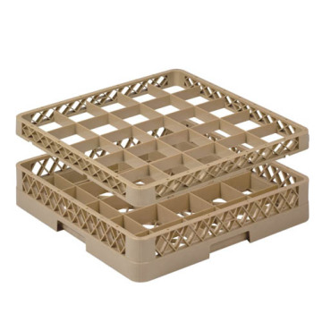 25 Compartment Plastic Glass Rack Washing Machine Storage Rack