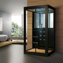 Black Steam Shower Cabin Shower Cubicles