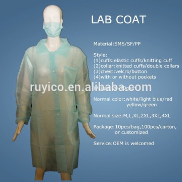 chemical resistant lab coats