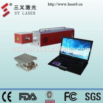 Hot sale buttons co2 laser marking machine