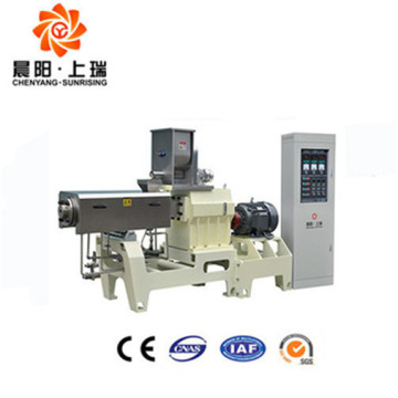 Automatic double screw extruder bread crumbs machine