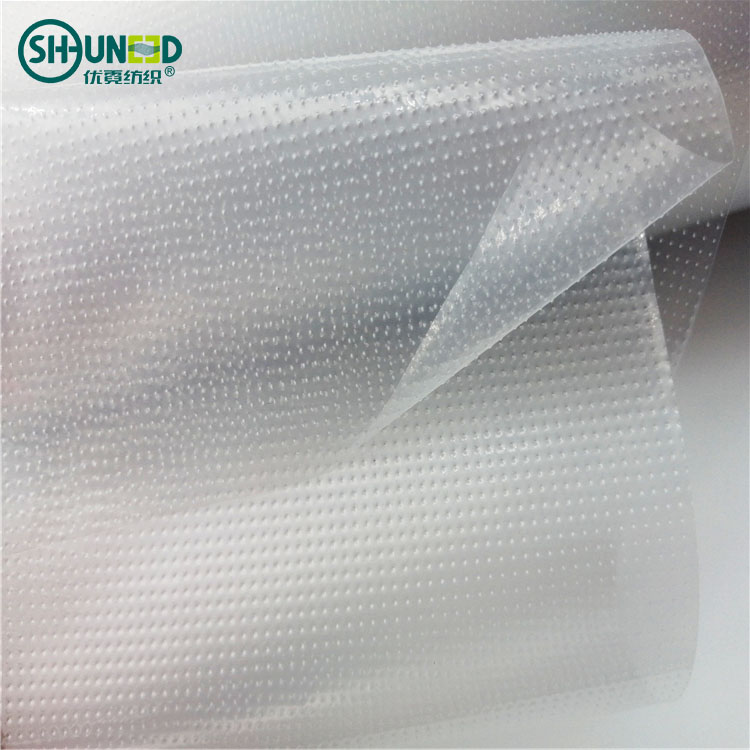 LDPE Hot Melt Adhesive Embroidery Film Roll Colorful Non Woven Fabric for Computer Embroidery Backing Pads