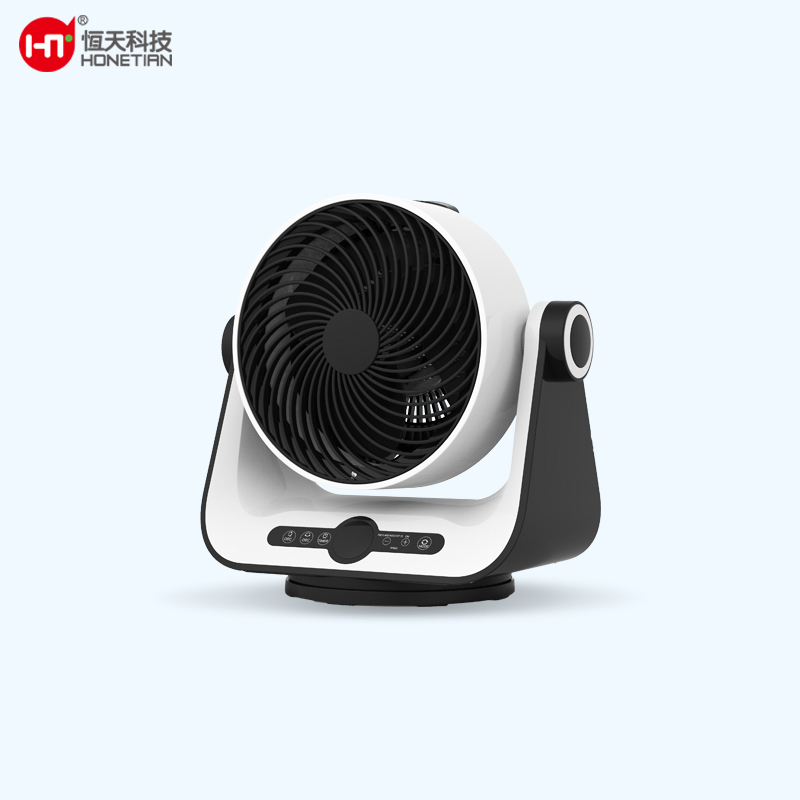 HONETIAN 8 gears wind speed 4 modes timed fast ventilation white colour indoor plastics 8 inch 3 blades AC circulator table fan