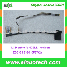 LCD Cable Laptop Flat Cable for DELL Inspiron 13Z-5323 3360 LCD Video Cable 0F3W2Y laptop Lvds cable