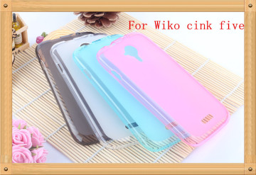 Frozen Ice Extra Slim soft Cover case for Wiko Cink Five Case