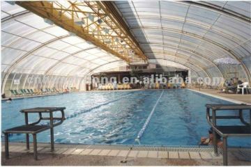 Polycarbonate swimming pool cover