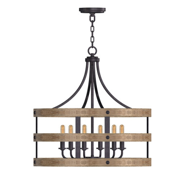 Vintage Style 6-light Decorative Chandelier Light