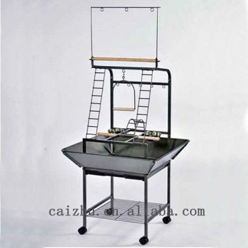 Wrought Iron Outdoor Big Bird Playing Stand