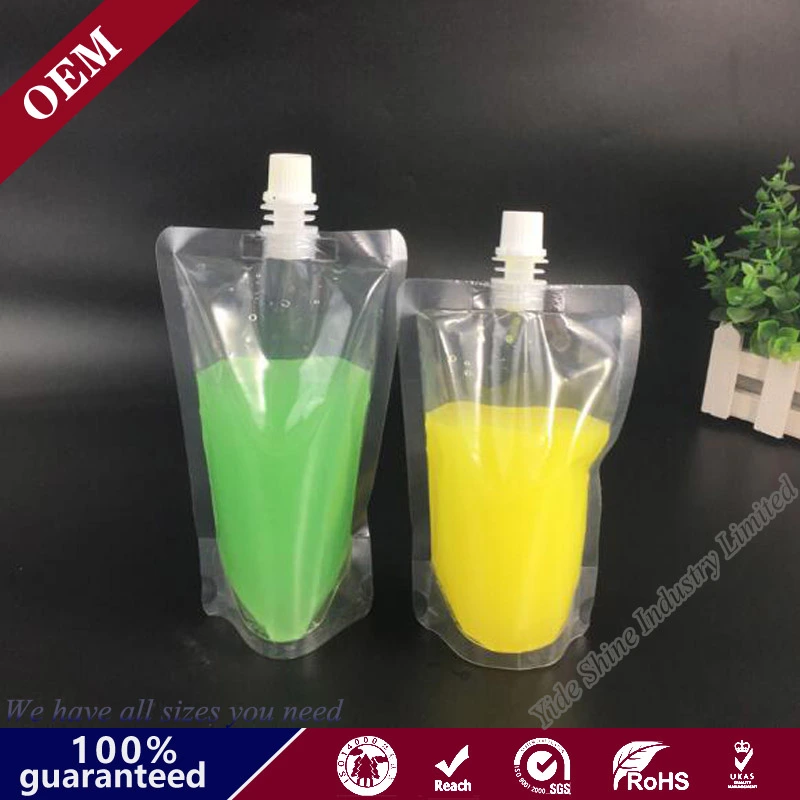 Standing up Suction Nozzle Bag for Jelly and Juice