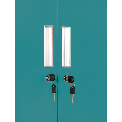 12" Tall Metal Locker Cabinet for School Storage