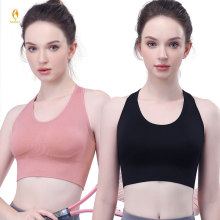 Classic Cross Back Sports Bra for Yoga and Running - Large Size