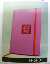 Pink Silk Cotton Cover Notebook?