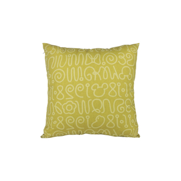 100% cotton letter graffiti design cushion cover