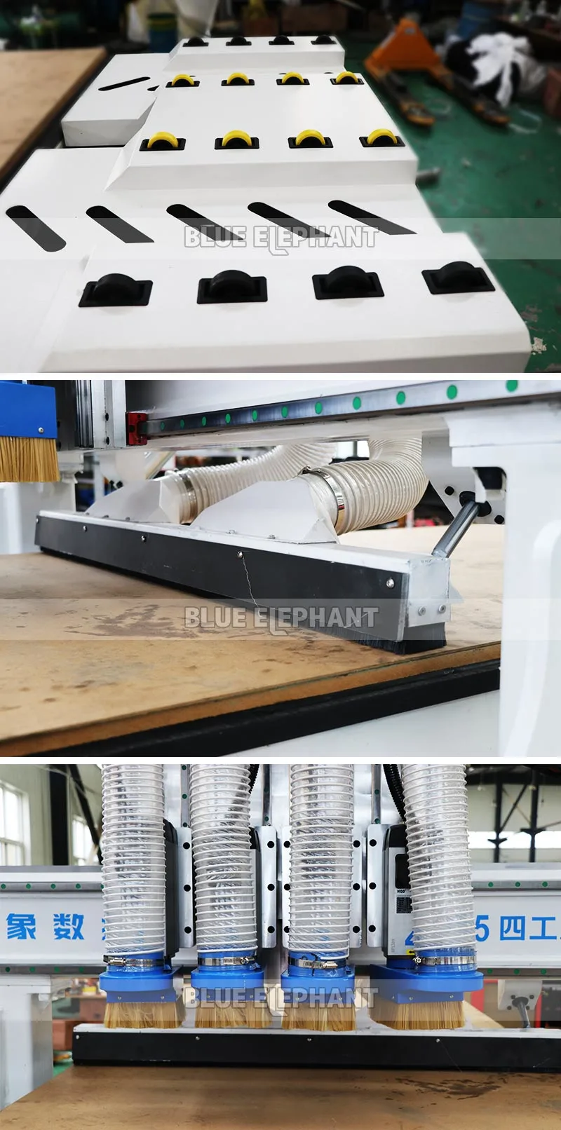 1325 Multi Spindle 4 Axis Wood CNC Router for Metal Cutting, Aluminum