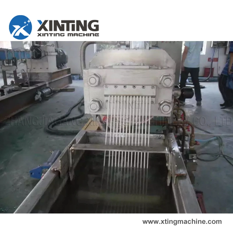 HDPE Bottle Flakes Granulator Pelletizing Machine